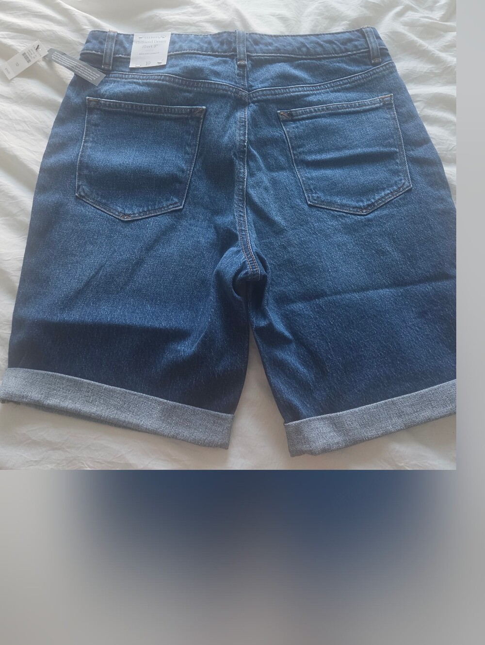 Talbots Dark Blue Denim Jean Shorts - Picture 2 of 5